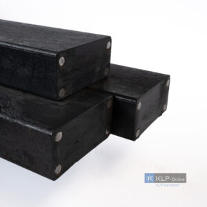 Plank/balk S16 - 18x8x500 cm, zwart