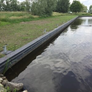 KLP Deksloof 30x6,5x501cm zwart