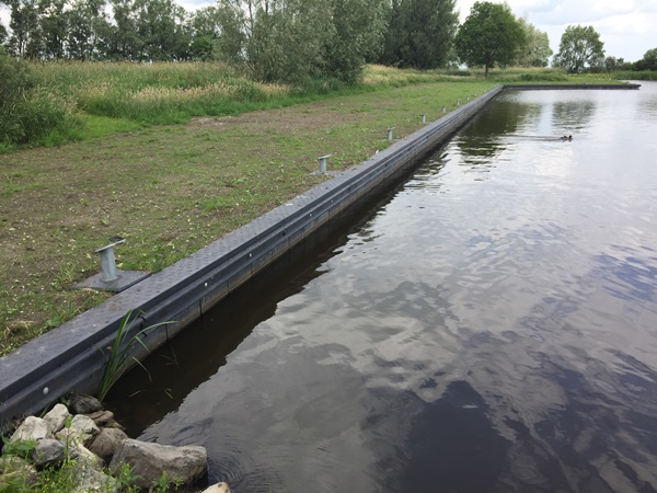 KLP Deksloof 30x6,5x501cm zwart