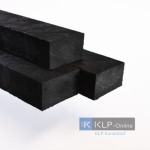 KLP® Planken en balken zonder punt 10x5x200 cm zwart