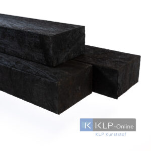 KLP® Planken en balken zonder punt 10x6x320 cm zwart