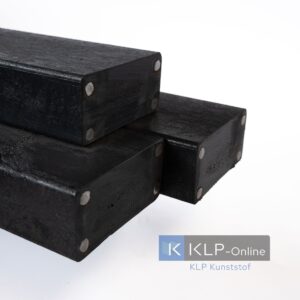 Plank/balk S12 - 14,5x7x200 cm, zwart