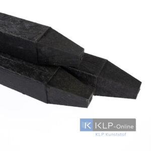 KLP® Vierkante palen met 2x een punt 4,3x4,3x113 cm